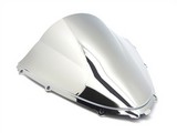 Kawasaki Ninja Zx-14R Chrome Double Bubble Windscreen Shield 2006-2014